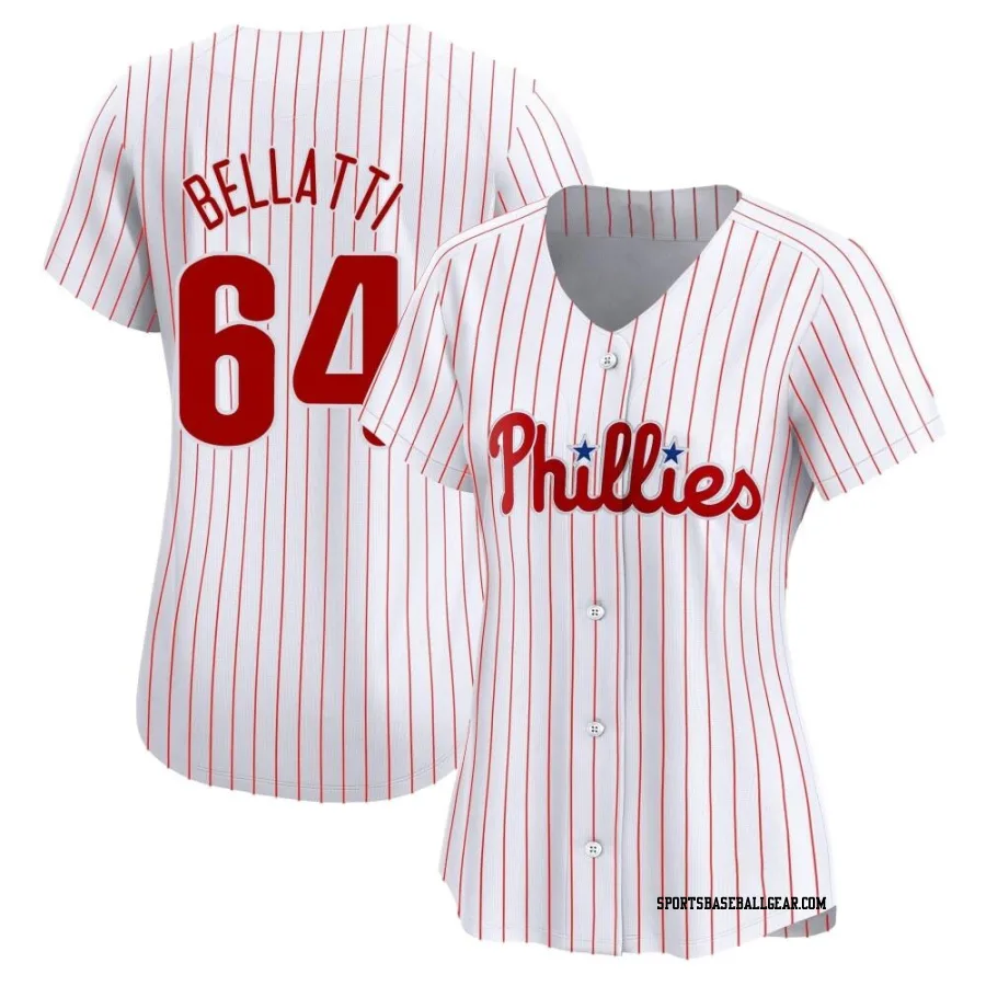 Andrew Bellatti Women's Philadelphia Phillies White Limited Home Jersey