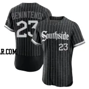 Andrew Benintendi Men's Chicago White Sox Black Authentic 2021 City Connect Jersey