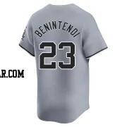 Andrew Benintendi Men's Chicago White Sox Gray Limited Road Jersey