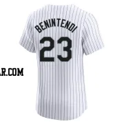 Andrew Benintendi Men's Chicago White Sox White Elite Home Jersey