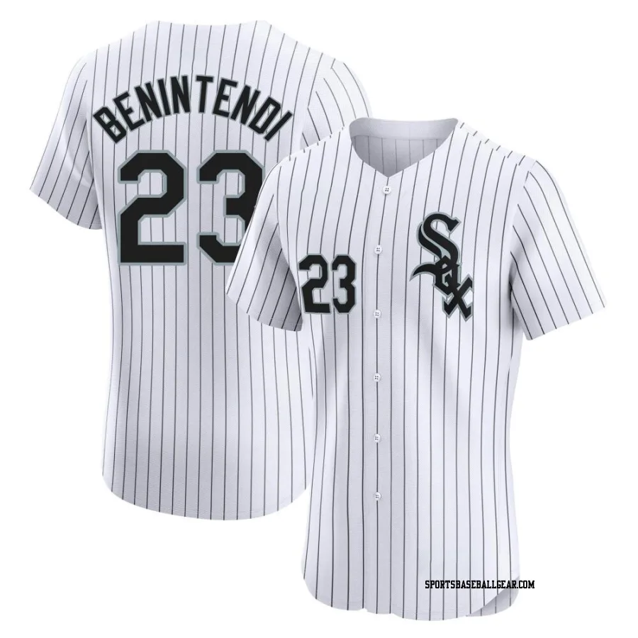 Andrew Benintendi Men's Chicago White Sox White Elite Home Jersey