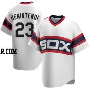 Andrew Benintendi Men's Chicago White Sox White Replica Cooperstown Collection Jersey