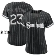 Andrew Benintendi Women's Chicago White Sox Black Replica 2021 City Connect Jersey