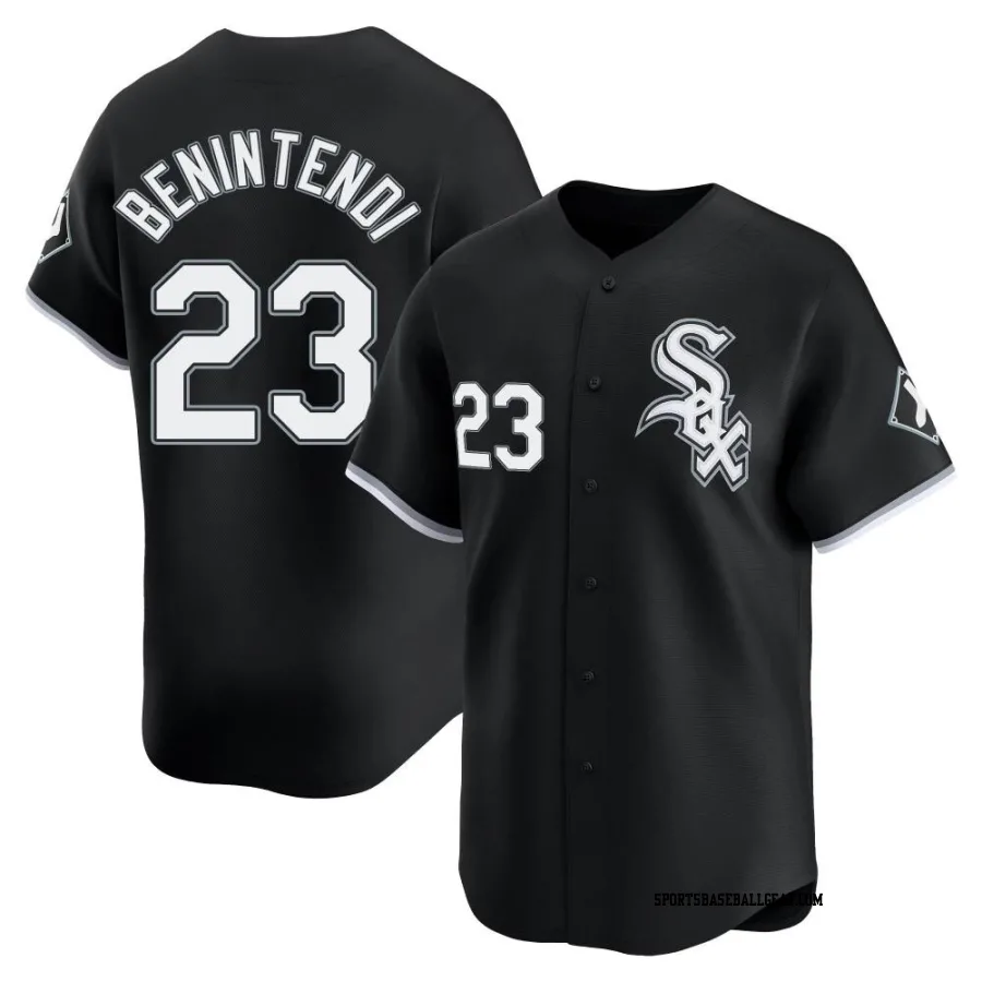 Andrew Benintendi Youth Chicago White Sox Black Limited Alternate Jersey