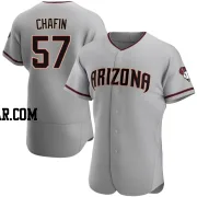 Andrew Chafin Men's Arizona Diamondbacks Gray Authentic Road Jersey