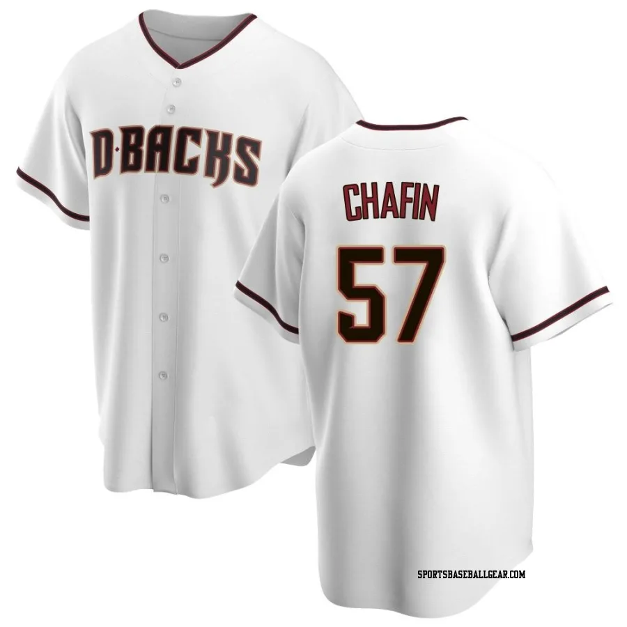 Andrew Chafin Men's Arizona Diamondbacks White Replica Home Jersey