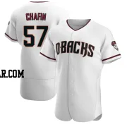 Andrew Chafin Men's Arizona Diamondbacks White/Crimson Authentic Home Jersey