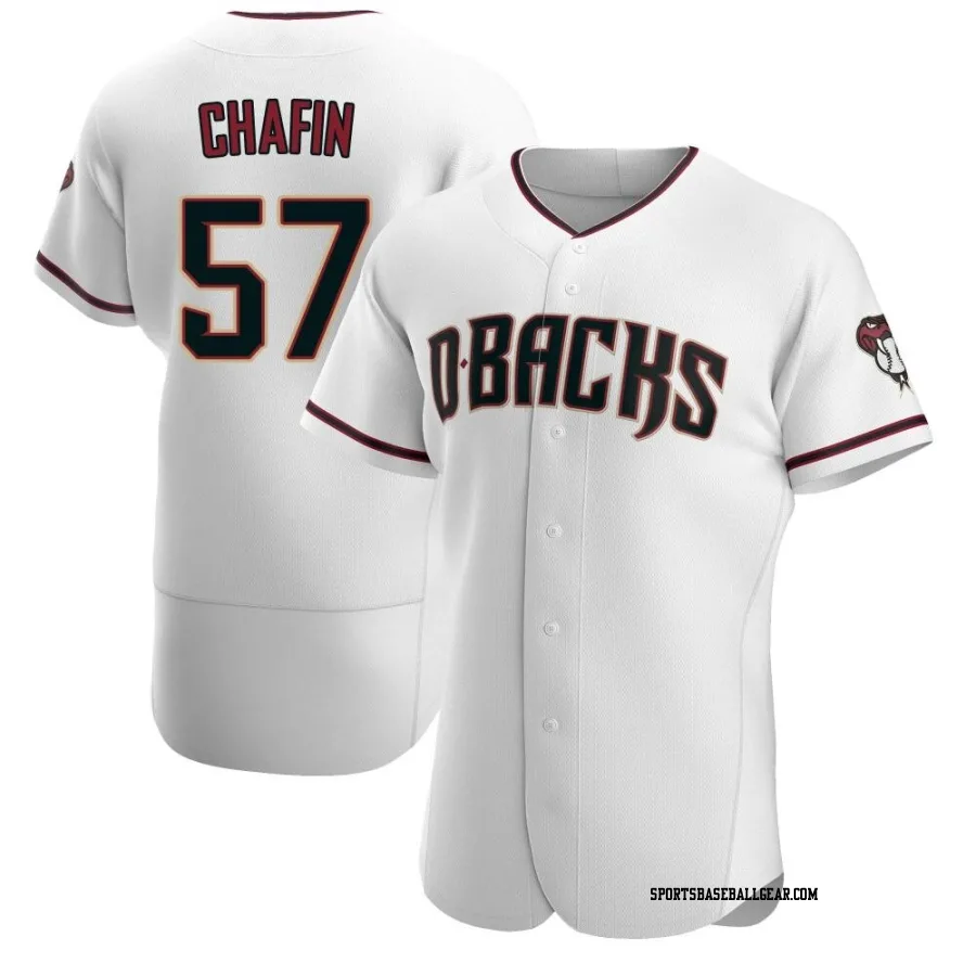 Andrew Chafin Men's Arizona Diamondbacks White/Crimson Authentic Home Jersey