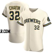 Andrew Chafin Men's Milwaukee Brewers Cream Authentic Home Jersey