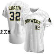 Andrew Chafin Men's Milwaukee Brewers White Authentic Alternate Jersey