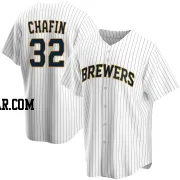 Andrew Chafin Men's Milwaukee Brewers White Replica Home Jersey