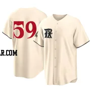 Andrew Chafin Men's Texas Rangers Cream Replica 2023 City Connect Jersey