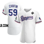 Andrew Chafin Men's Texas Rangers White Authentic Home 2023 World Series Jersey