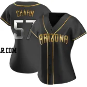 Andrew Chafin Women's Arizona Diamondbacks Black Golden Replica Alternate Jersey