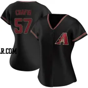 Andrew Chafin Women's Arizona Diamondbacks Black Replica Alternate Jersey