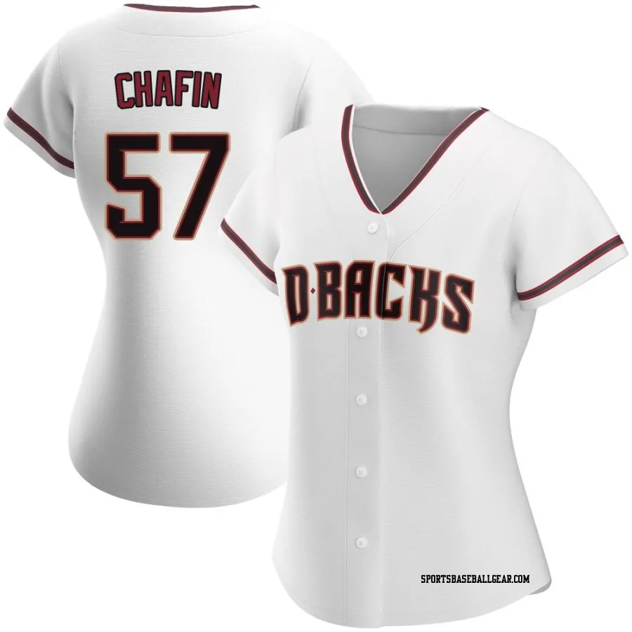 Andrew Chafin Women's Arizona Diamondbacks White Replica Home Jersey