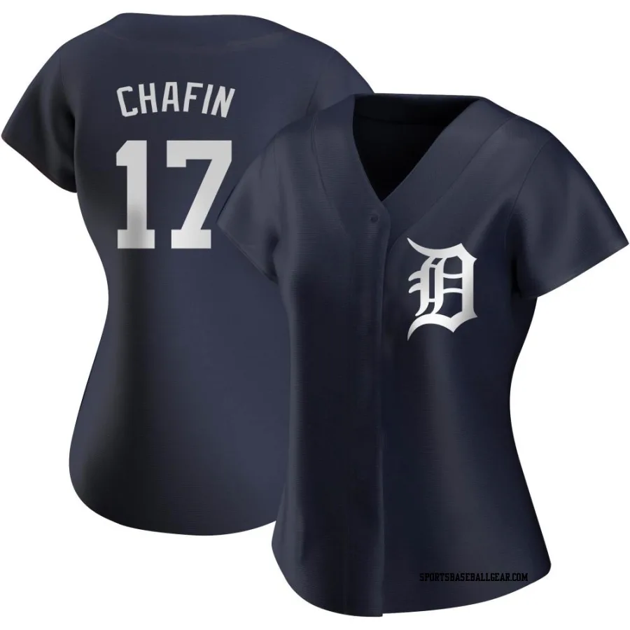 Andrew Chafin Women's Detroit Tigers Navy Authentic Alternate Jersey