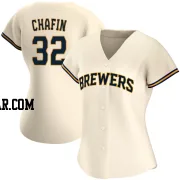 Andrew Chafin Women's Milwaukee Brewers Cream Authentic Home Jersey