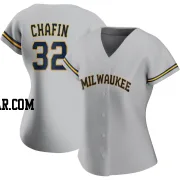 Andrew Chafin Women's Milwaukee Brewers Gray Replica Road Jersey