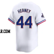 Andrew Heaney Men's Texas Rangers Gold Limited White 2024 Collection Jersey