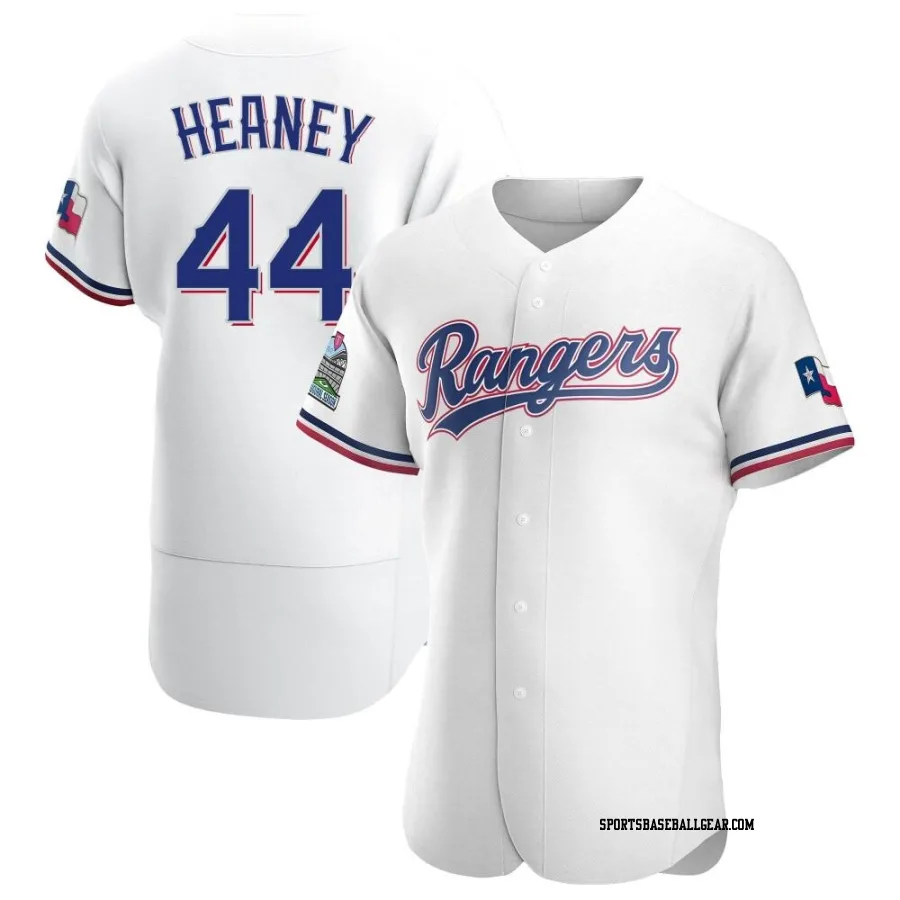 Andrew Heaney Men's Texas Rangers White Authentic Home Jersey