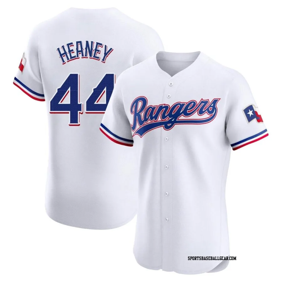 Andrew Heaney Men's Texas Rangers White Elite Home Jersey