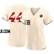 Andrew Heaney Women's Texas Rangers Cream Replica 2023 City Connect 2023 World Series Jersey