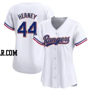 Andrew Heaney Women's Texas Rangers Gold Limited White 2024 Collection Jersey