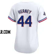 Andrew Heaney Women's Texas Rangers Gold Limited White 2024 Collection Jersey