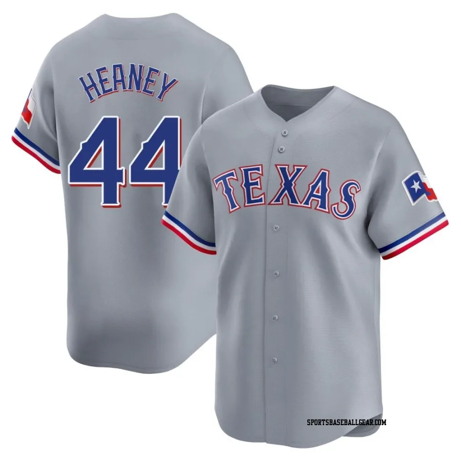 Andrew Heaney Youth Texas Rangers Gray Limited Away Jersey