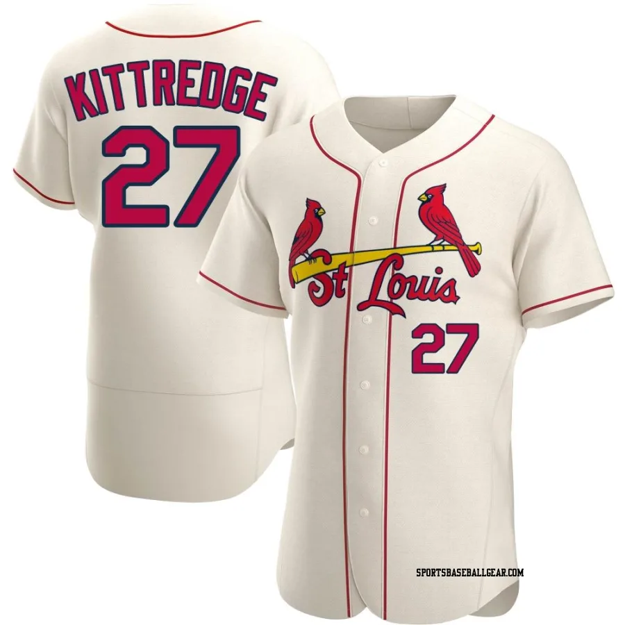 Andrew Kittredge Men's St. Louis Cardinals Cream Authentic Alternate Jersey