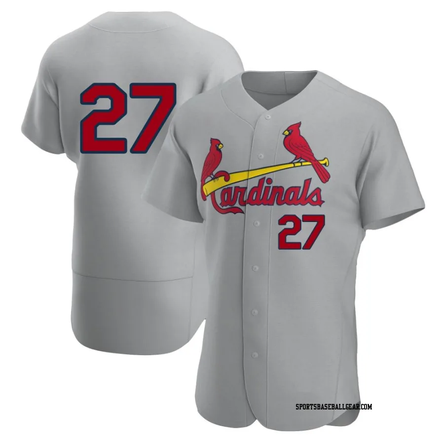 Andrew Kittredge Men's St. Louis Cardinals Gray Authentic Road Jersey