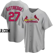 Andrew Kittredge Men's St. Louis Cardinals Gray Replica Road Jersey