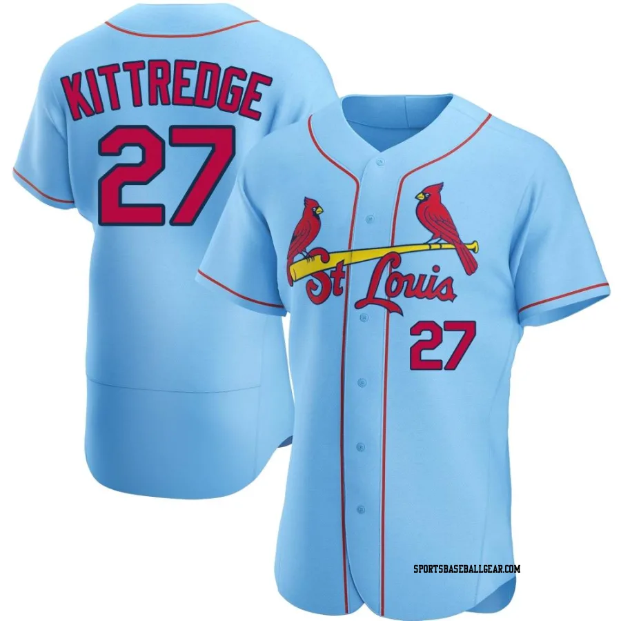 Andrew Kittredge Men's St. Louis Cardinals Light Blue Authentic Alternate Jersey