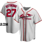 Andrew Kittredge Men's St. Louis Cardinals White Home Cooperstown Collection Jersey