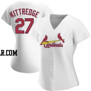 Andrew Kittredge Women's St. Louis Cardinals White Authentic Home Jersey