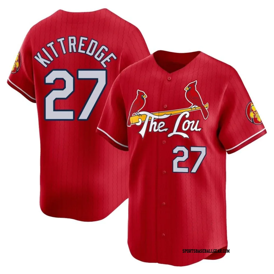 Andrew Kittredge Youth St. Louis Cardinals Red Limited 2024 City Connect Jersey