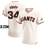 Andrew Knapp Men's San Francisco Giants Cream Elite Home Jersey