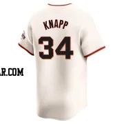 Andrew Knapp Men's San Francisco Giants Cream Elite Home Jersey