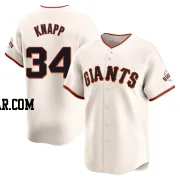 Andrew Knapp Men's San Francisco Giants Cream Limited Home Jersey