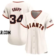 Andrew Knapp Women's San Francisco Giants Cream Limited Home Jersey