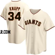 Andrew Knapp Youth San Francisco Giants Cream Replica Home Jersey