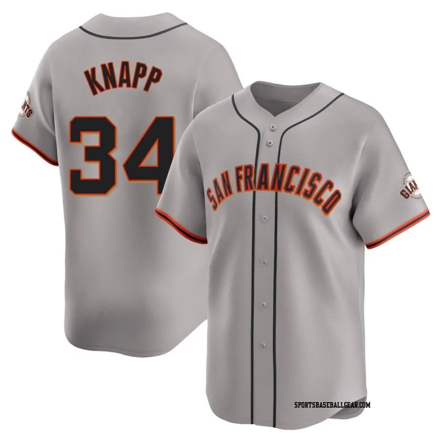 Andrew Knapp Youth San Francisco Giants Gray Limited Away Jersey