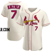 Andrew Knizner Men's St. Louis Cardinals Cream Authentic Alternate Jersey