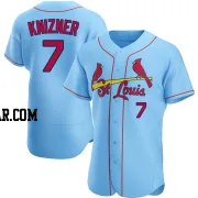 Andrew Knizner Men's St. Louis Cardinals Light Blue Authentic Alternate Jersey