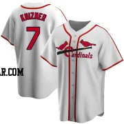 Andrew Knizner Men's St. Louis Cardinals White Home Cooperstown Collection Jersey