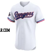 Andrew Knizner Men's Texas Rangers Gold Elite White 2024 Collection Jersey