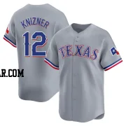 Andrew Knizner Men's Texas Rangers Gray Limited Away Jersey