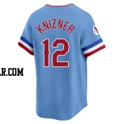 Andrew Knizner Men's Texas Rangers Light Blue Limited Cooperstown Collection Jersey