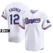 Andrew Knizner Men's Texas Rangers White Limited Home Jersey